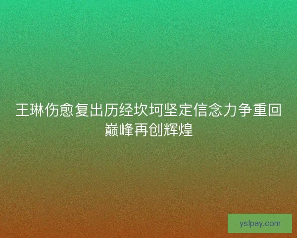 王琳伤愈复出历经坎坷坚定信念力争重回巅峰再创辉煌